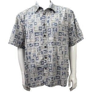 Cooke Street Vintage Hawaiian Shirt XL Aloha Wear Tiki Palm Island Single Stitch